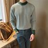 Round Neck Sweater Men's Fashion Brand Handsome Autumn and Winter Undershirt New Men's Graceful Slim-Fit Tops