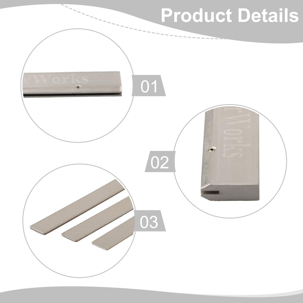 Fret Crowning Fret Crowning Guitar Nut Files Repair Tool Kit Guitar Nut Files