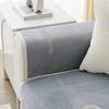 Luxury Soft Sofa Cover for Living Room Non-Slip Solid Thick Sofa Cushion Mat Simple Style Plush Sofa Towel Home Couch Decor