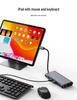 Type C to HDMI Laptop Dock with VGA, Gigabit Ethernet, USB 3.0, and SD/TF Card Reader