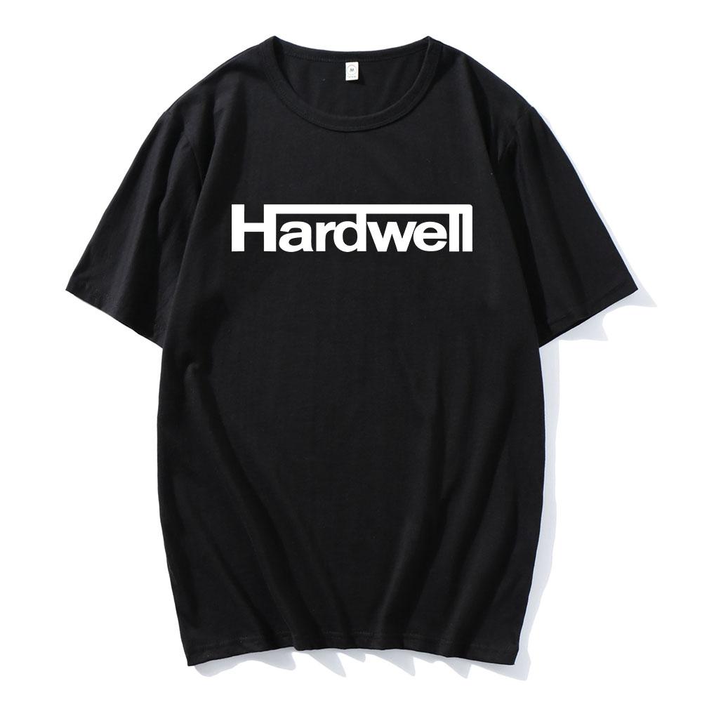 DJ Hardwell Logo Print Tshirt Cotton Short Sleeve Male Tshirts Unisex Hip Hop Streetwear Casual Oneck Men Women T Shirt Tees