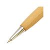 Shape Pen Wooden Mechanical Pencil, Japanese Cherry Wood, 0.5mm Lead, Knock Type, Barrel Diameter 13mm, Made in Japan. Ergonomic design with a