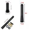Universal Metal Car Antenna 3.5cm 8cm 12cm Replacement Auto Roof Radio Antenna Black Retrofit Decoration Exterior Accessories