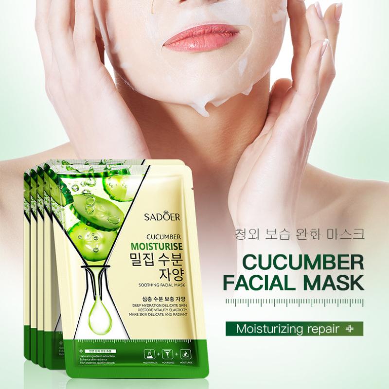 Cucumber Rejuvenation Mask SADOER Hydrating and Moisturizing Plant Fruit Mask