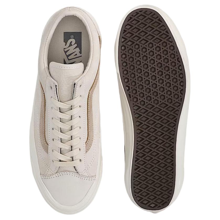 Vans Scarpe da Skateboard Unisex Low top Old Skool Premium Beige Avena VN000D9R2N1