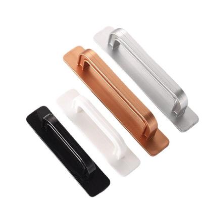 Paste Drawer Handles Self-adhesive Door Handle New Wardrobe Handle Organizer  Sliding Door