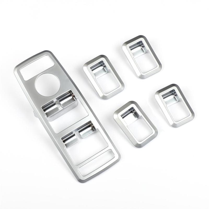 Car Accessories For Benz E Class Coupe W207 C207 2009-2016 5pcs Interior Car Decor Car TrimInner Armrest Window Switch Cover