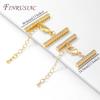 2 Sizes 18K Gold Plated Lobster Clasp with Extension Chain Connector For Jewelry Making,DIY Multi-row Pearl Necklace Accessories