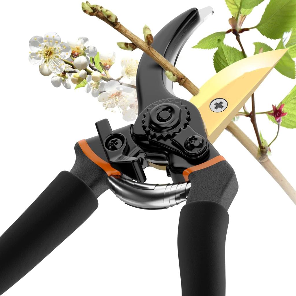 Bypass Pruning Shears, Gardening Scissors, Super Sharp Premium Garden Shears, Pruning Shears For Gardening, Garden Hedge Clippers Handheld Pruners