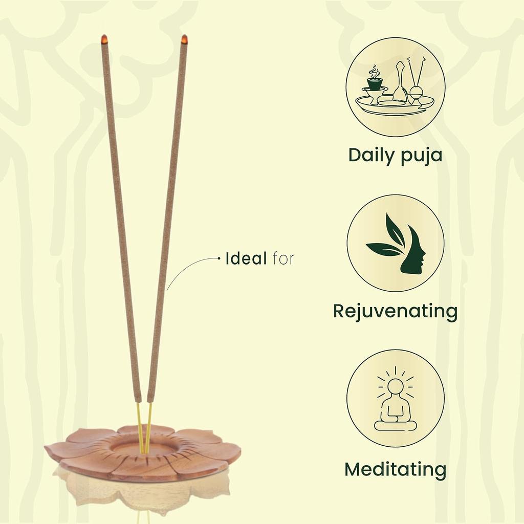 Cycle Pure Yagna Agarbatti Incense Sticks Natural Sandal Floral Fragrance for Puja Havan Meditation  Pack of 2 (250gm/156 Nos per pack)