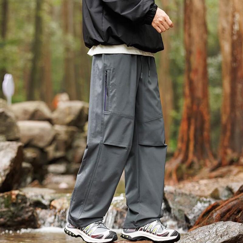 JEEP SPIRIT Men's Waterproof Outdoor Straight-Leg Casual Pants