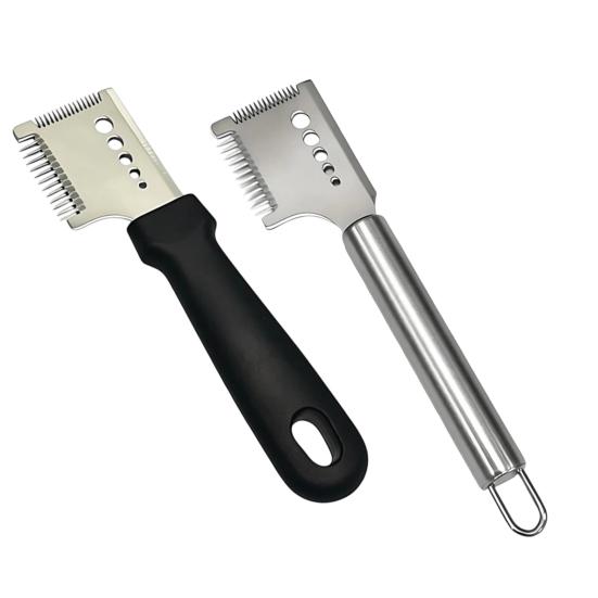 4-in-1 Stainless Steel Scallion Slicer & Shredder Multi-Function Kitchen Tool for Julienne Ginger Ergonomic Rust-Proof Essential for Chopping Slicing