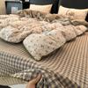 Princess Style Cartoon Shell Super Soft Bed Cover Set - 3 or 4-Piece, All Seasons, Skin-Friendly, Perfect for Dorms