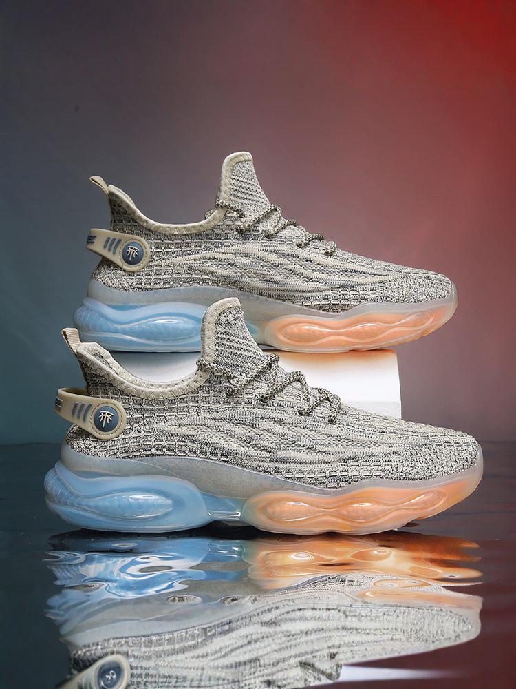 Herren Kokosnuss Schuhe: Herbst Trend 2025, Schwarze Dicke Sohle, Höhensteigernd, Lässige Sport-Laufschuhe