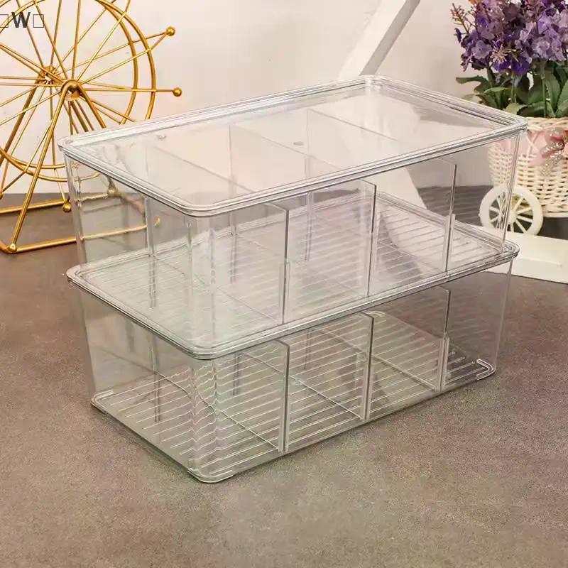 Desktop Office Item Storage Box Multifunctional Storage Box With Lid Acrylic Coffee Bag Compartment Box Cosmetics Storage Box