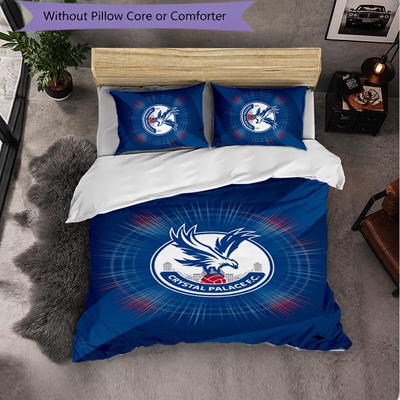 Crystal Palace Themed Bedding 3Pcs Duvet Cover Set Decorative Bed Linen For Teen Room Home Decoration