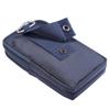 Nylon Mobile Phone Waist Bag with Double Zippers for Men