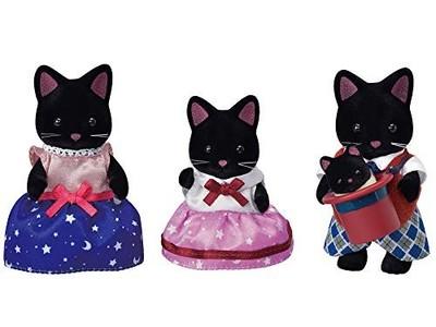 Sylvanian Families Midnight Cat Family Set Calic Critters Epoch FS Japan