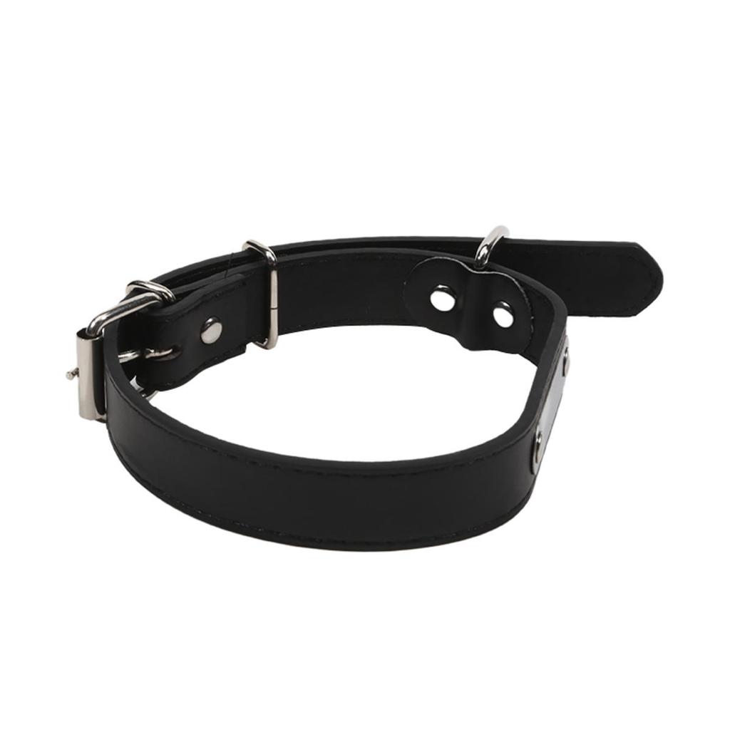 Dog Collar Adjustable Anti-lost Solid PU Puppy Kitten Collar Necklace For Small Medium Large Dogs Puppys Cats Pet Supplies