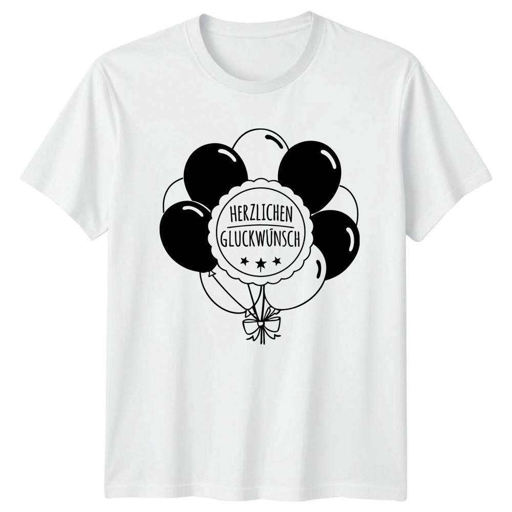 Herzlichen Glckwunsch TShirt GerUnisex Celebration Birthday Gift For Him And Her S