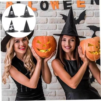 Halloween Magician Witch Hats Masquerade Wizard Hat Children Adults Cosplay Decoration Household Effects Halloween Party Decor