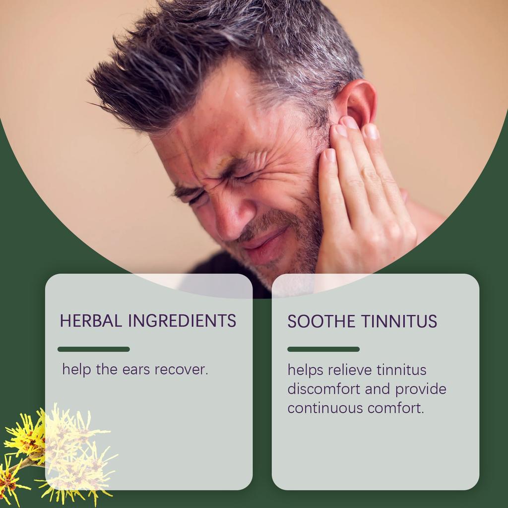 Tinnitus Relief Drop Earwax Cleaning Care Drop Tinnitus Relief  Patches , Ear Tinnitus Relief For Relieves Tinnitus, Earwax Cleaning Care Drop 30ml