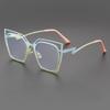 Blue Light Blocking Glasses Women Oversized Cat Eye Glasses Frame for Women with Non-prescription Lens Compuer Eyeglasses Frames