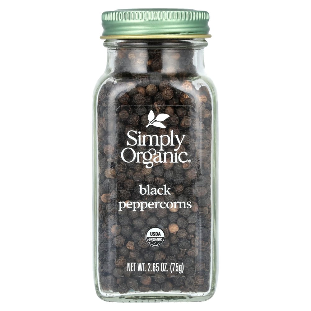 iHerb Simply Organics Black Whole Peppercorns 75g (2.65oz)