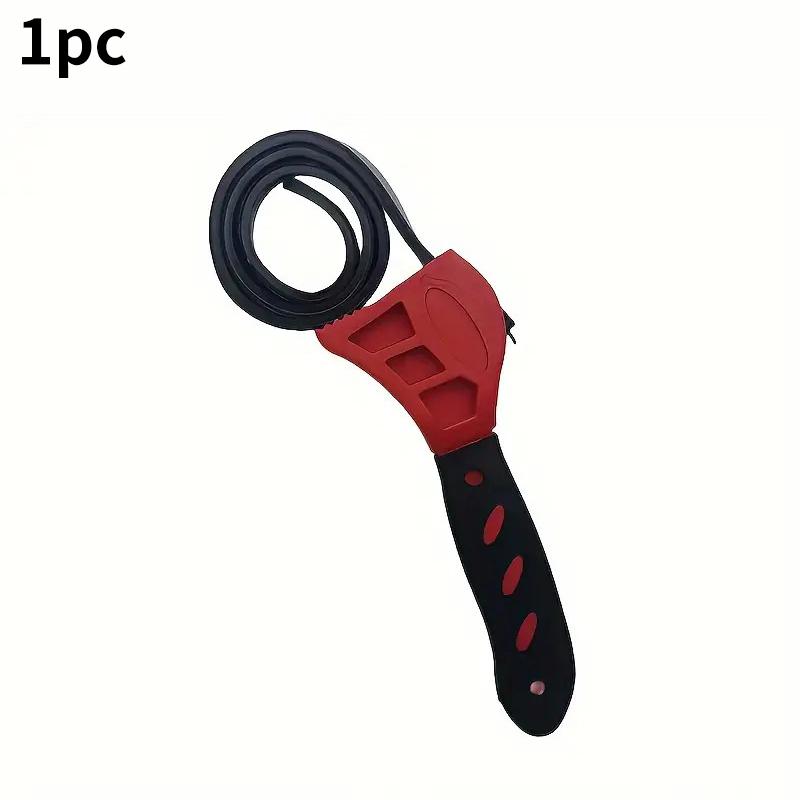 8inch Belt Wrench Oil Filter Puller Strap Spanner Chain Wrench Strap Opener Adjustable Strap Disassembly Tool