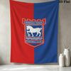 Ipswich Town FC Wall Tapestry Aesthetic Wall Hanging Printed Fabric Blanket Decorative Tapestries for Bedroom Living Room Home Decor