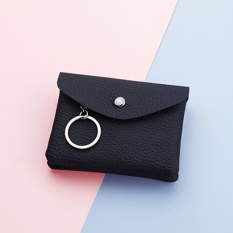 Compact Women's & Children's Coin Purse with Zipper and Key Pouch