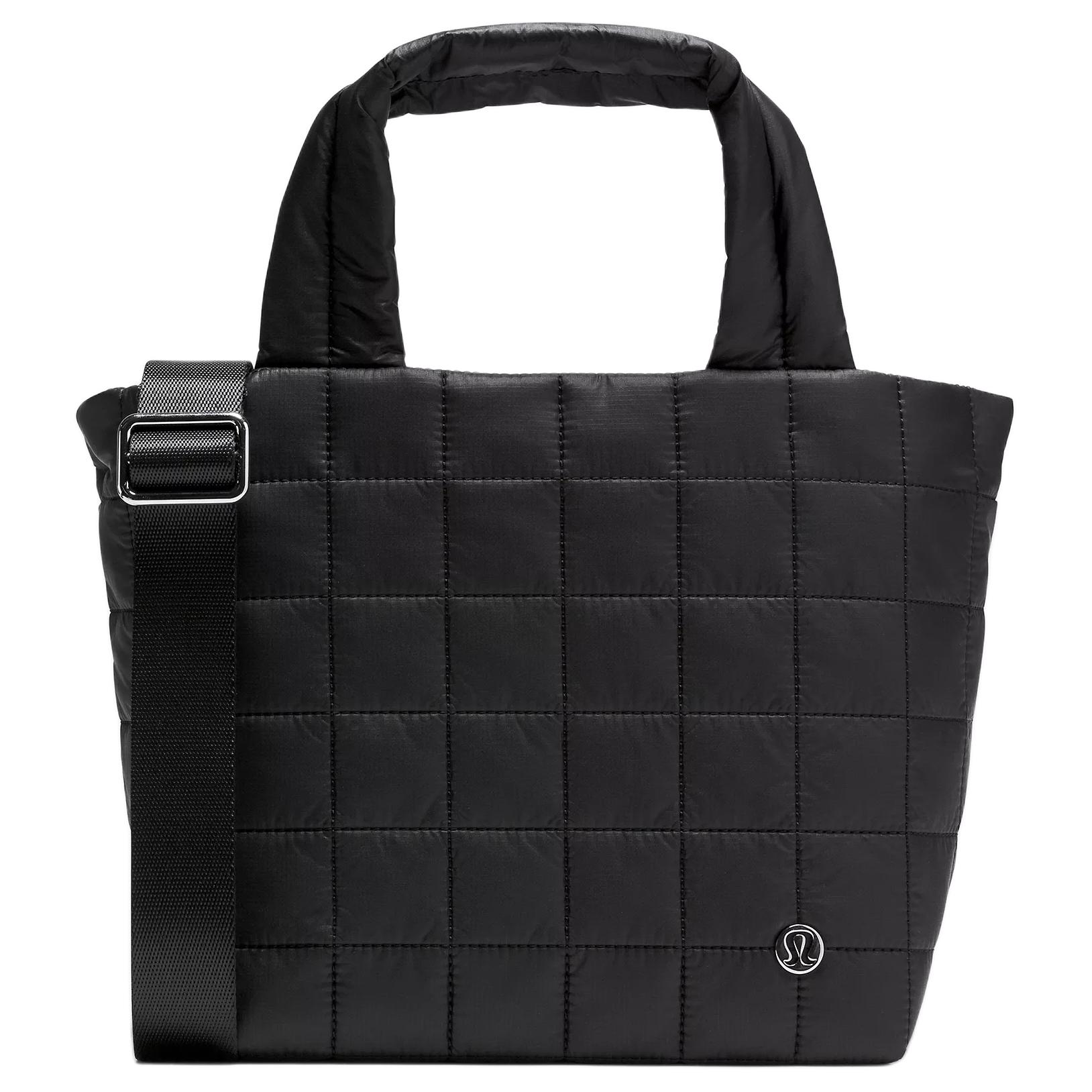 

Lululemon 7L Mesh Pattern Tote Bag Shopping Bag Recycled Polyester Shoulder Handbag Small Women tote Black LW9FN8S-0001 Black