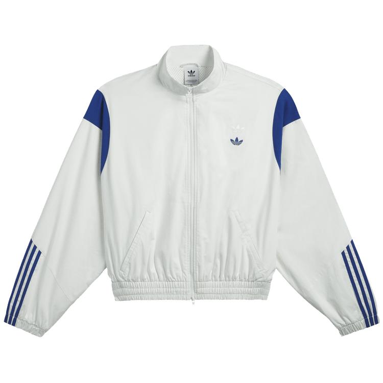 

Спортивная куртка Adidas Originals X Willy Chavarria Collaboration Tracktop Poplin на молнии с полосками, унисекс, KC0539