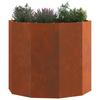 Planter Rustic 60 X 60 X 50 Cm Weathering Steel