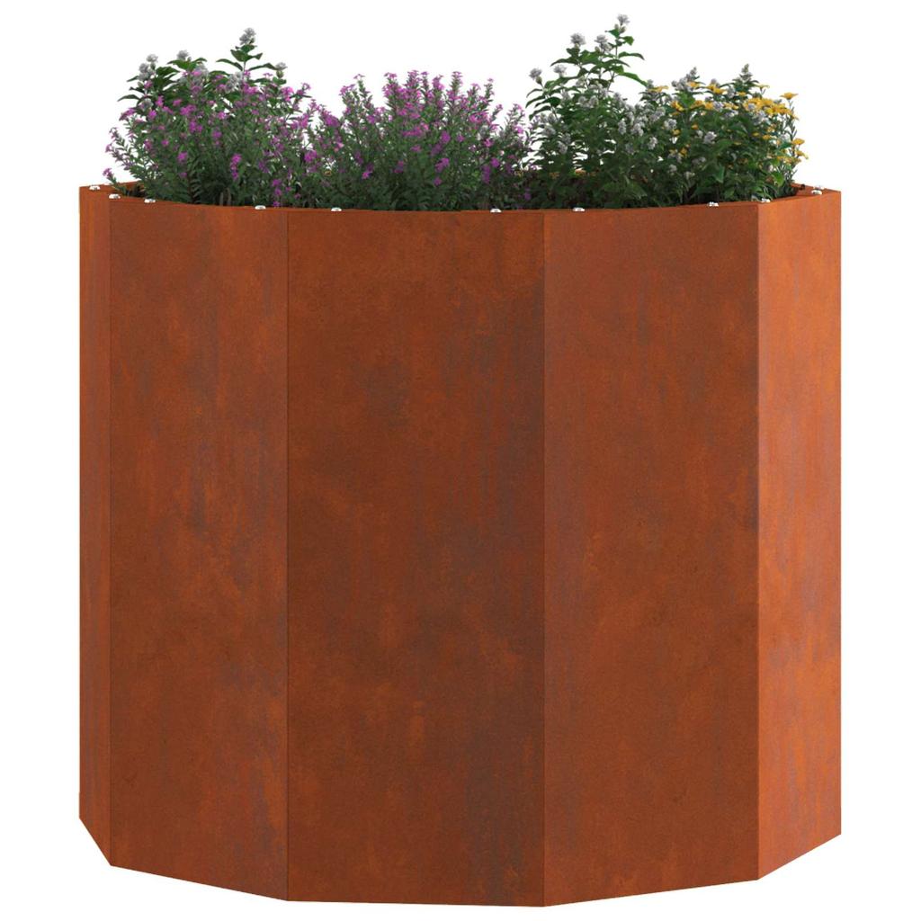 Planter Rustic 60 X 60 X 50 Cm Weathering Steel