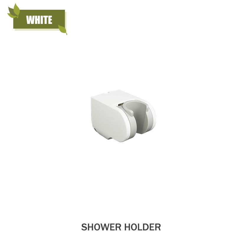 ABS Hand Shower Brushed Gold Chrome White Black 7 Modes Hand Held Shower Wall Mounted Adjustable Holder Hand Hold Shower Head