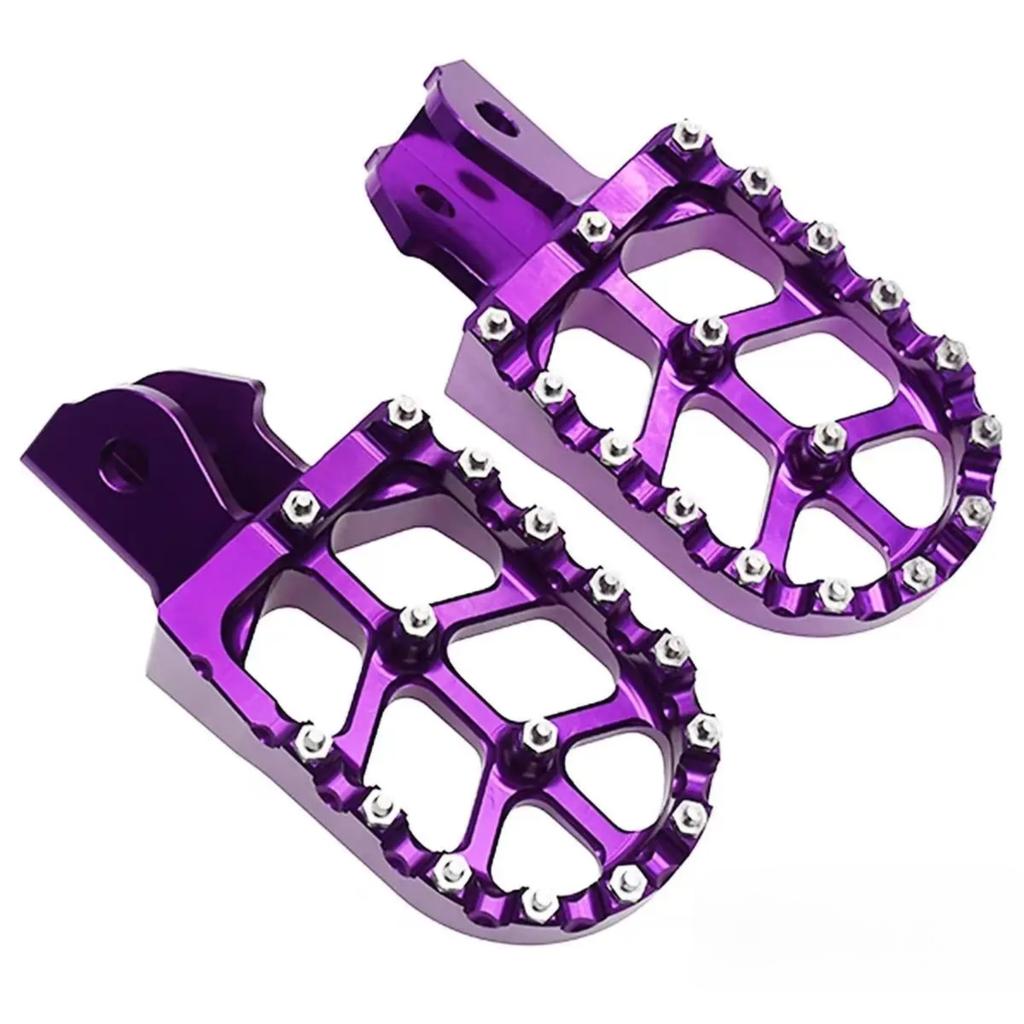 Universal Motorcycle Colorful Footpeg Footrest Foot Pegs For HONDA Footpeg Electric Dirt Bike Pedals Rests For KTM SX SXF EXC