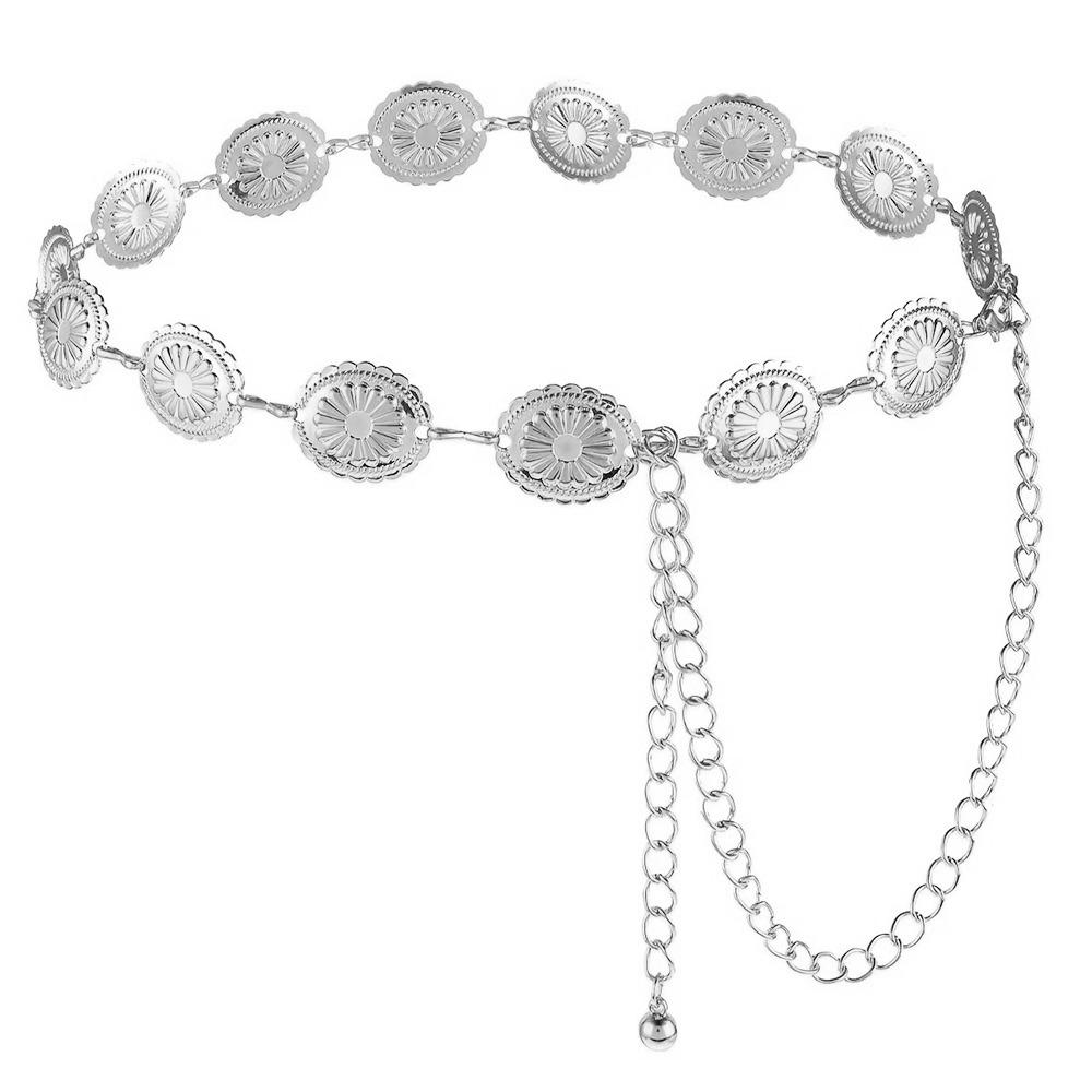 Adjustable Length Chain Belt Gold Silver Belly Chain Fashion Waist Chain