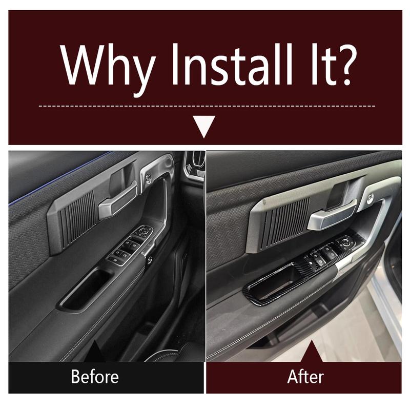 LHD RHD Car Inner Armrest Window Lift Button Control Panel Cover Trim Accessories For Chery Tiggo Jaecoo7 TJ-1 2024 2025