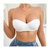 European & American Solid Color Bra with Detachable Transparent & Back Straps