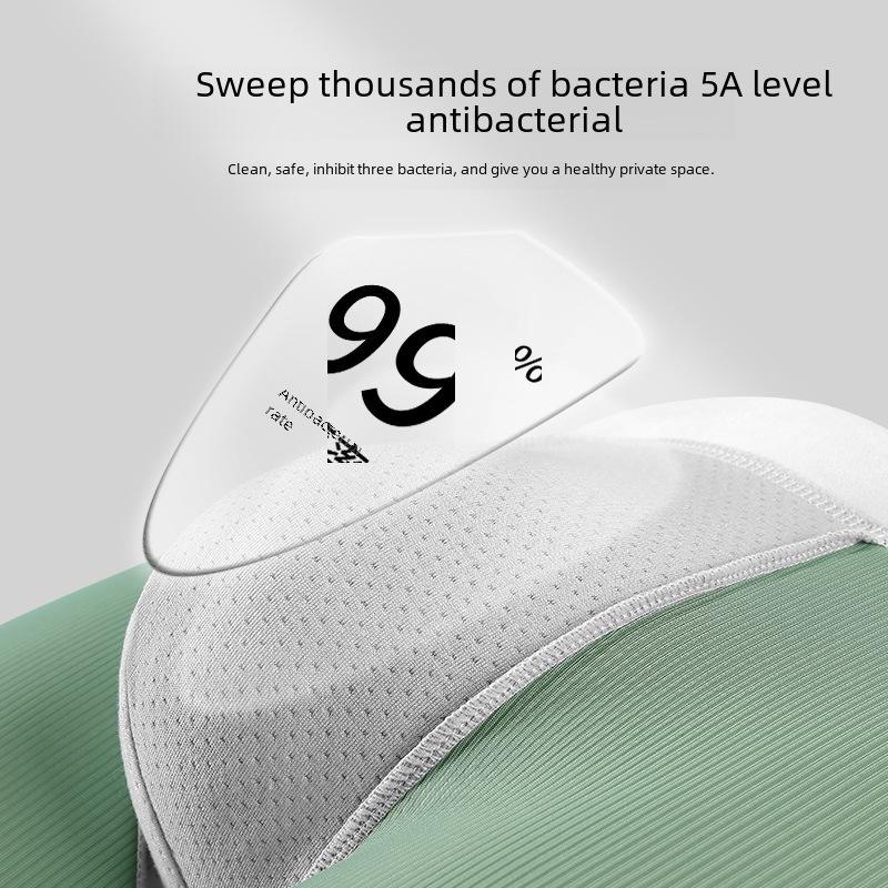 "Men's Summer Ice Silk Cotton Boxer Shorts - Breathable, Trendy, Large Sizes Available"