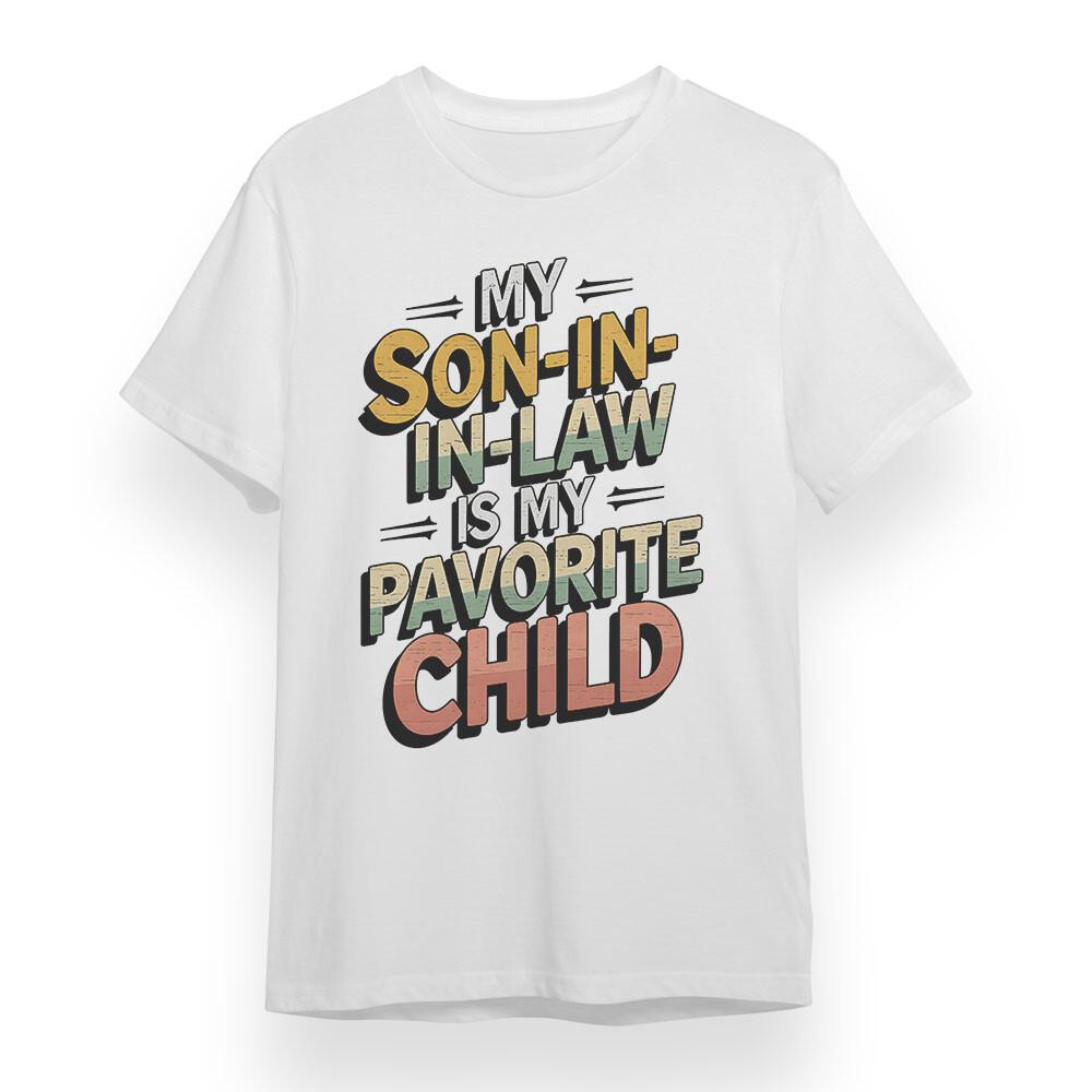 

Women s Oversized T-shirt With Funny In Law Slogan Unisex White 100% Cotton Tops S