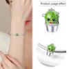 Neuer Kupfer-Frühlingskaktus-Girlande Anhänger Perle Passend Original Charms Armband Schmuckstück Halskette Schmuck Geschenke