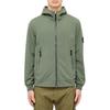 STONE ISLAND Logo-Aufnäher Kapuzenjacke Langarm Reißverschluss Jacke Herrenjacken Militärgrün 721540927-V0058