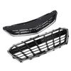Front Upper Lower Grille Set Chrome ABS 84189613 84009674 Replacement for Chevy Cruze Premier RS