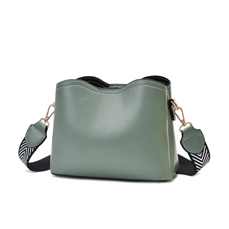 [Shichen Women's Bag] New Bow Shell Bag Simple Large Capacity Fashion Solid Color Messenger Bag