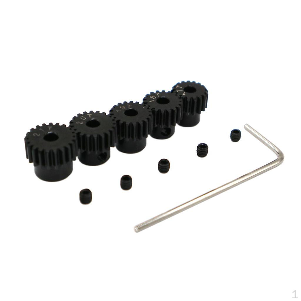 (48P) 3.17mm Shaft Motor Pinion Gear Hardening (17T 18T 19T 20T 21T)/8 RC Car Brushless/ Brushed