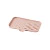 Silicone Sink Tray for Soap and Sponge Storage with Drainage System