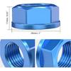 NICECNC M16XP1.5 Front Axle Shaft Lock Nut Dirt Bike Compatible with Yamaha YZ125 YZ250 05-21 YZ250F YZ450F 05-13 YZ125X 17-21 YZ250X 16-21 WR250F