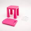plastic baby chair - pink